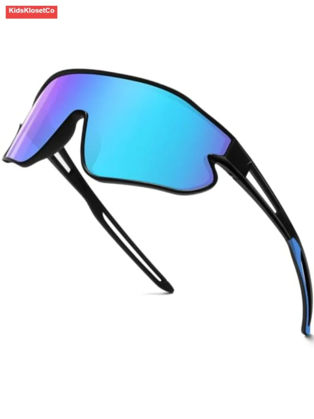 Youth Polarized Sports Sunglasses Wrap Around Cycling Shades Baseball